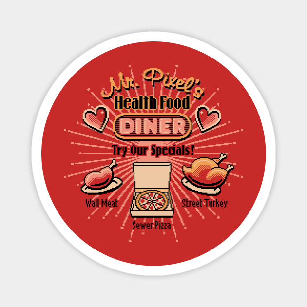 Health Food Diner Magnet by ORabbit